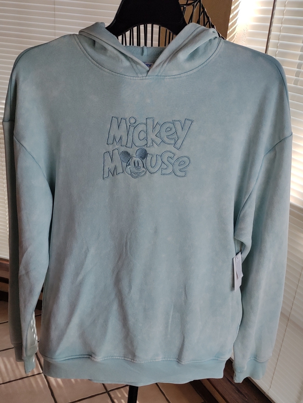 Disney Light Blue Mickey Mouse  Hoodie